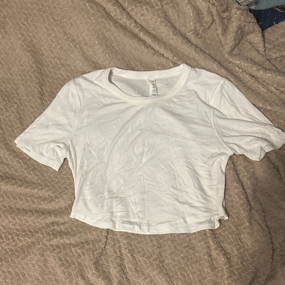 lululemon athletica White Crop Top